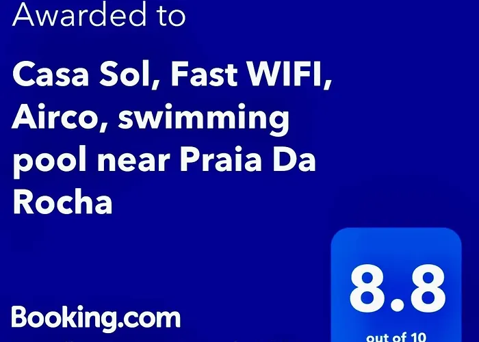 Casa Sol, Fast Wifi, Airco, Swimming Pool Near The Da Rocha Portimão